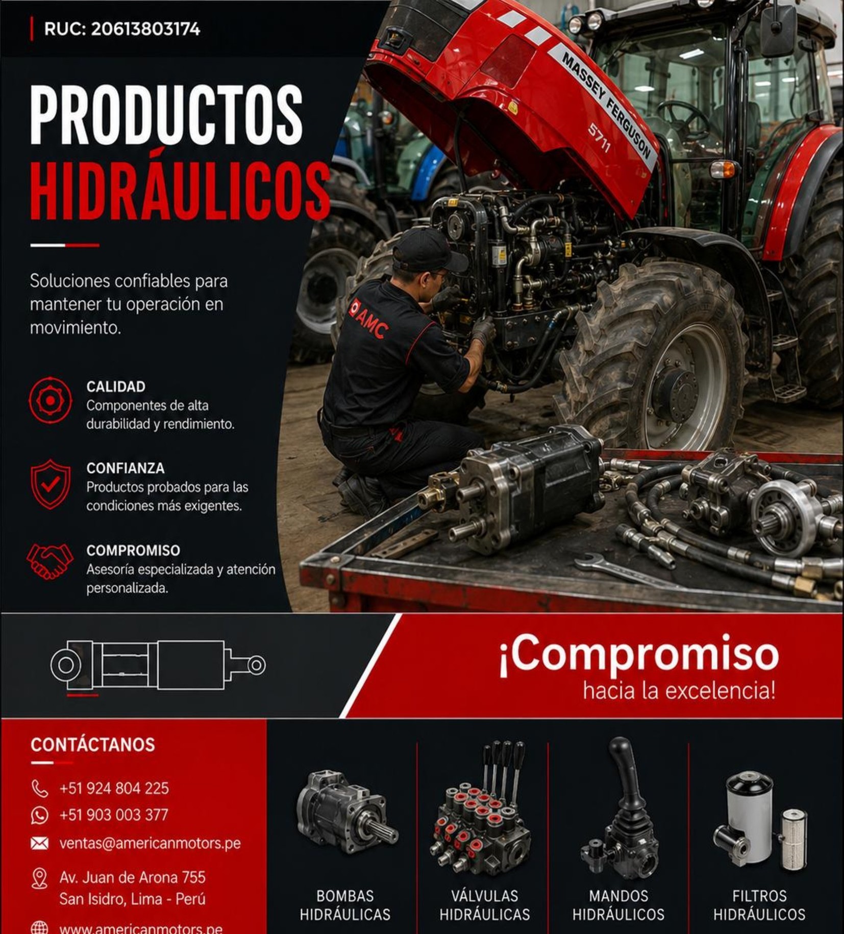 Brochure Repuestos Hidráulicos